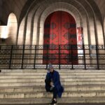 Huma Qureshi Instagram - Feeling electric in Paris.. Red church door spotted by and photo credit @mudassar_as_is ❤️ Jacket- @marksandspencerindia Fashion director- @officialkavitalakhani Sr. Stylist- @aeshu_lalan #RethinkwithMandS#RethinkWinter#RethinkFashion#Rethink #Paris#holiday#BestNewYear’s#jacket#2020#europe#trip#blue#shirt #throwback Paris, France