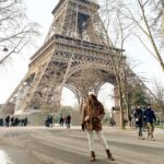 Huma Qureshi Instagram - Spot the difference... #Paris #travel #gypsy #love #effieltower ❤️ #happynewyear Outfit- @marksandspencerindia Fashion Director- @officialkavitalakhani Sr. Stylist- @aeshu_lalan Paris Eiffel
