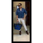 Huma Qureshi Instagram - On the go!!! Jacket and Jeans @bhaane Boots @woodlandexploremore Fashion director @officialkavitalakhani Bag @celine #uptowngirl #cool #babysdayout