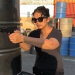 Huma Qureshi Instagram – Action Mode 🤪 Direction and Cinematography by the great @matthiasschweighoefer .. Trying to look cool .. works or what ? #bts #prep #action #training #AOTD #timepass #humaqureshi Borrowed my fave track of all time #eyeofthetiger Albuquerque, New Mexico