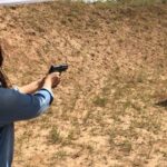 Huma Qureshi Instagram – On Target  #practise #shooting #pistol #fireaway #cantbetamed #AOTD Learning new life skills just incase I bump into some zombies 🧟‍♂️🧟‍♀️ #zombie #killer #life #skills