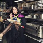 Huma Qureshi Instagram - Reminded of simpler times .. when Pasta was not referred to as Carbs 🍝 PS - No pasta was consumed in the making of this photo 🤪 @cosmoindia Editor: Nandini Bhalla (@nandinibhalla) Fashion Stylist: Zunaili Malik (@zunailimalik) Photographer: Prabhat Shetty (@prabhatshetty) Hair: Hiral Bhatia (@bbhiral) Makeup: Ajay Vishwasrao (@ajayvrao721) @media.raindrop . . . #pasta #carbs #moment #kitchen #shoot #foodlover #caught #birthdaymonth #cover #birthdaymonthcovergirl