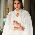 Huma Qureshi Instagram - Sari not Sorry!! #livevictoriously @greygoose  @fetch_india @pankhurifetch  All clothing - @gauravguptaofficial Earrings and ring - @officialfaberge Shoes - @sophiawebster Styled - @ayeshaaminnigam @shauryaathley Hair and make up - @shaanmu 📷 -@frozenpixelstudios @atrayeeduttagupta #greygooselife #cannes #2019  #Cannes2019