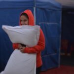 Huma Qureshi Instagram – Chase your dream 🦋 But carry a pillow in case you need to nap a little … 🤣🤣🤣 #Leila @netflix_in 
#shoot #earlymorning #toocold #callofduty #thursday #morning #dream #pillow