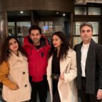 Huma Qureshi Instagram - New Year Dinner Hustle with @rajkummar_rao @patralekhaa and @mudassar_as_is This new year keeping hustling for the good life , love and joy #NewYear #pursuitofhappiness #vacation #London #amazingpeople #greattimes #lastnight #hustle #bustle