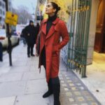 Huma Qureshi Instagram - London ❄️ #love #red #winter #vacation #HQTravels #humaqureshi