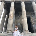 Huma Qureshi Instagram – Pause for effect… #Armenia #GarniTemple 
Photo by @nautankichaiti @armenia_and_travel @hamid.a.hussain #gypsy #traveller #birthdaytrip #steps #humaqureshi #pause #effect Photo – @nautankichaiti