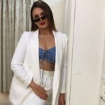 Huma Qureshi Instagram – What you looking at ? @mohitrai #mood #white #right #humaqureshi