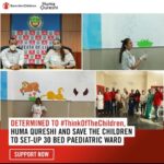 Huma Qureshi Instagram - Under our 'Breath of Life' mission, Save the Children and I have been successful in setting up a 100-bedded COVID Facility at the Tilak Nagar Hospital in Delhi. Nothing but gratitude for all the support that came our way during these testing times. Seeing our vision come to life, Save the Children team and I paid a visit to the hospital yesterday, to express our gratitude to healthcare workers who have fought a relentless battle against the #SecondWave to protect the city of my childhood. The mission now goes to the next level as we are determined to add a 30-bed paediatric ward to help fight the anticipated third wave of the virus, that may impact children. Hence, we urge you to #ThinkOfTheChildren and keep supporting us. Visit www.savethechildren.in/huma-for-delhi/ @savethechildren_india #SaveTheChildren #IAmHumaQ #HumaQureshi #BreathOfLife #ThirdWave #DelhiFightsCovid #PediatricWard #Covid19 #BreakTheChain #ProtectAMillion