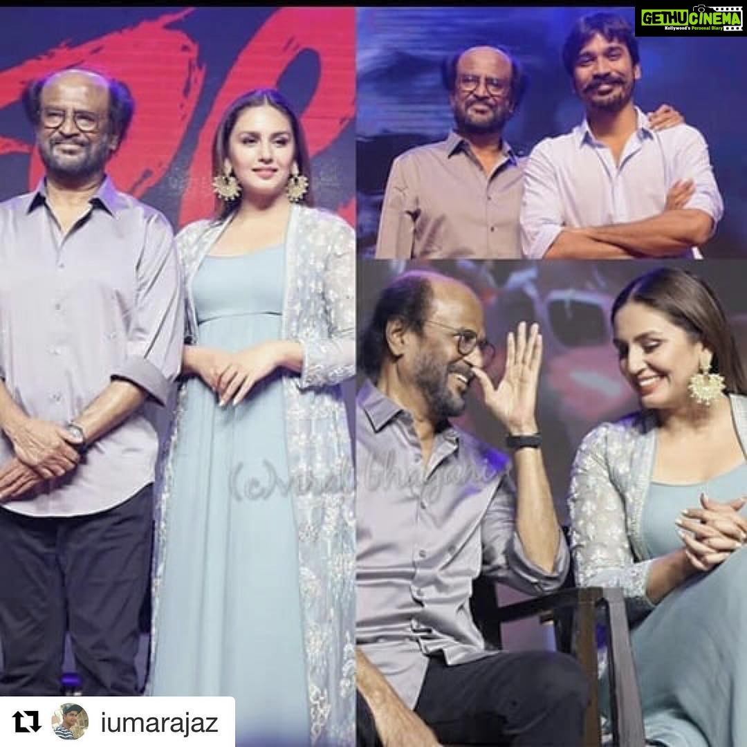 Huma Qureshi Instagram - Scenes from last night 🖤🖤🖤 #Kaala #rajnikanth sir #dhanush #paranjith #hyderabad #pressmeet