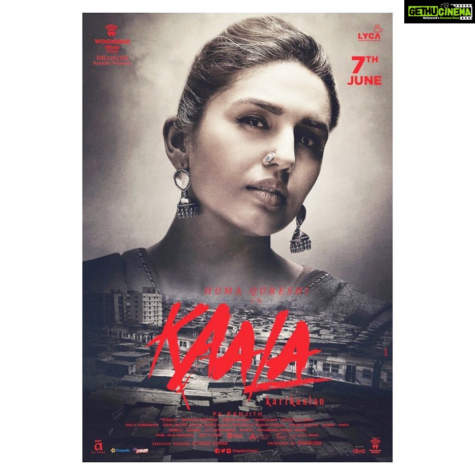 Huma Qureshi Instagram - The only joy we get as actors is to play living breathing characters .. so blessed to have had the opportunity to play #Zareena !! ❤❤ Thank you #PARanjith sir and the one & only @rajinikanth sir🙏🙏#Kaala coming to theatre near you June 7th #KaalaInHindi #love #humaqureshi #character #actor #tamil #film #june #actorslife