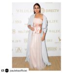 Huma Qureshi Instagram - Thank you dearest @paulekaofficiel for always making me look good ❤ Repost @paulekaofficiel with @get_repost ・・・ #PaulekaGirls @iamhumaq wearing a #Pauleka gown at the #WildLife after party #Cannes. @mohitrai @manjarisinghofficial @greygooseindia #pauleka #paris #cannesfilmfestival #night #evening #glam #peaches #gown #blackcarpet