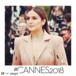 Huma Qureshi Instagram - Thank you @piaget ! See you next year 😘❤️💎#diamonds #bestfriend #cannes #humaatcannes #humaqureshi #Repost @piaget with @get_repost ・・・ #HumaQureshi graced the #CannesFilmFestival red carpet in a stunning #PiagetHighJewellery necklace from the upcoming #SunlightEscape collection. @iamhumaq #Piaget #Cannes2018