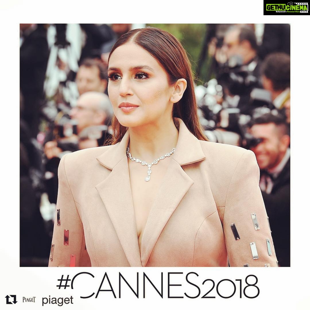 Huma Qureshi Instagram - Thank you @piaget ! See you next year šā¤ļøš#diamonds #bestfriend #cannes #humaatcannes #humaqureshi #Repost @piaget with @get_repost ć»ć»ć» #HumaQureshi graced the #CannesFilmFestival red carpet in a stunning #PiagetHighJewellery necklace from the upcoming #SunlightEscape collection. @iamhumaq #Piaget #Cannes2018