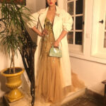 Huma Qureshi Instagram - In my @manishmalhotra last night with a classic @drome jacket and @meleandmarie @outhousejewellery accesories ... @mohitrai keeps me edgy and @Manjarisinghofficial pretty !! Slay ❤ #cannes #fashion #2018 #HumaAtCannes @greygooseindia #greygooselife