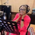 Isha Koppikar Instagram - Dubbing for my new web series in progress…. 🎤 #dubbing #nerdmode #shoot #behindthescenes #ishakoppikar #recording