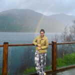 Isha Koppikar Instagram - Rainbow is a symbol of hope, good luck, new beginnings, promise, equality, communication and peace. Thank you universe for the sign❤️ #newyear #newvibes #happynewyear #2022 #hope #rainbow #nature #thankyouuniverse #gratitude #thisisasign #scotland #motivation #happiness #happyholidays #holiday Scotland, United Kingdom