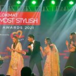 Isha Koppikar Instagram - Had a great time at the #LokmatMostStylishawards 2021 last evening 😊 @sidmalhotra @saraalikhan95 @ananyapanday @jasleenroyal @milokmat #Ishakoppikar #siddharthmalhotra #saraalikhan #ananyapandey #jasleenroyal #ranjha #lokmatawards #awardshow #bollywood #funonstage Mumbai, Maharashtra
