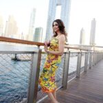 Isha Koppikar Instagram - Let’s find some beautiful place and get lost in it 😊✨ Photo courtesy 📸@anoop.devaraj Make up 💄@elinaz.mua Hairstylist 💁🏻‍♀️ @dubaihairstyling Outfit @versace Shoes @louisvuitton #ishakoppikarnarang #dubaidiaries #dubai #dubailife #candidshots #skyscrapers #positivevibes #shooting #travelgram #travel #bluewaters #mydubai #dxb #dubaifashion #ootd #fashionlover #visitdubai Dubai, United Arab Emiratesدبي