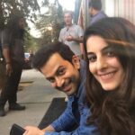 Isha Talwar Instagram - Behind the scenes with the @therealprithvi - thank you for ensuring my malayalam was in place !!! 🤓🤓🤓 #Ranam #gowatch #amrikaaa #shoot #moments #mood #prithviraj #malayalam #mollywood #newrelease #actor #ishatalwar #costar #bestkind