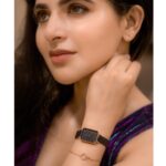 Iswarya Menon Instagram - On time or fashionably late? Either way, the new Quadro watch by @danielwellington will ensure you arrive in style 😍💜 Redefining DW’s classic watch dial with a new shape, #DWQuadro is their first-ever angular watch now available in different dial colours 🤩 Shop this watch or any of your favourites from the collection and get a 15% off with my code ISWARYA 🎁 Happy Shopping!!! #danielwellington
