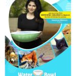 Iswarya Menon Instagram - It’s scorching summer out there, street animals & birds are so thirsty. The least we can do is to keep a bowl of water to quench the thirst for them ♥️ I accept the #WaterBowlChallenge I request all of you to take up this challenge as well 🙏🏼 @PFCII, @RoyalCanin @reginaacassandraa