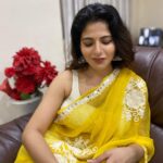 Iswarya Menon Instagram - Coy in a saree 😋🙈 . #iamshy #atleastipretendtobe #sareelove