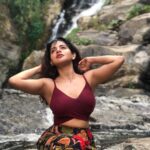 Iswarya Menon Instagram – Queen of my own little world 👑 
.
#nofilter #waterfallphotoshoot