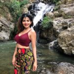 Iswarya Menon Instagram - #nofilter #waterfallphotoshoot ❤️