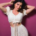 Iswarya Menon Instagram - I love it when you call me senorita 🎵🤍💕 . . 📷- @thephotopeople_chennai .👗 styling - @kakshbykajol . 💄 @shrishti_makeover_by_shobi Hair @mani_hairstylist @entrige.in