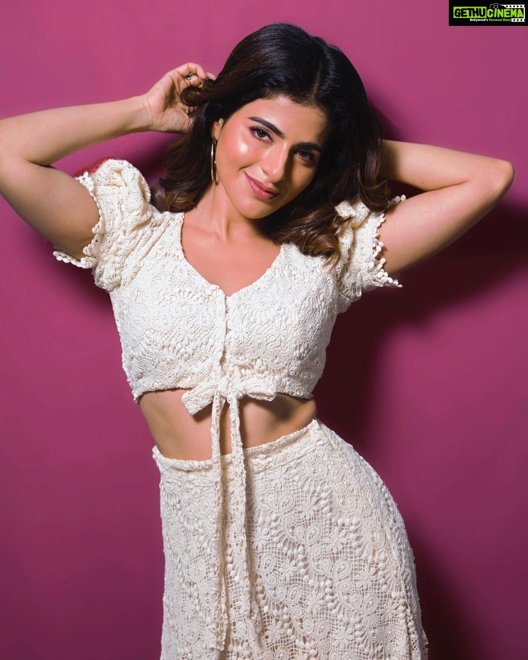 Iswarya Menon Instagram - I love it when you call me senorita 🎵🤍💕 . . 📷- @thephotopeople_chennai .👗 styling - @kakshbykajol . 💄 @shrishti_makeover_by_shobi Hair @mani_hairstylist @entrige.in