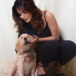 Iswarya Menon Instagram - Introducing my daughter “COFFEE” 🐶 🐾 @coffeemenon . My shot of magic potion, the happiness on my face .. Love waking up to my☕️ everyday 🤎