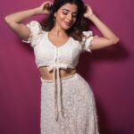 Iswarya Menon Instagram - I love it when you call me senorita 🎵🤍💕 . . 📷- @thephotopeople_chennai .👗 styling - @kakshbykajol . 💄 @shrishti_makeover_by_shobi Hair @mani_hairstylist @entrige.in