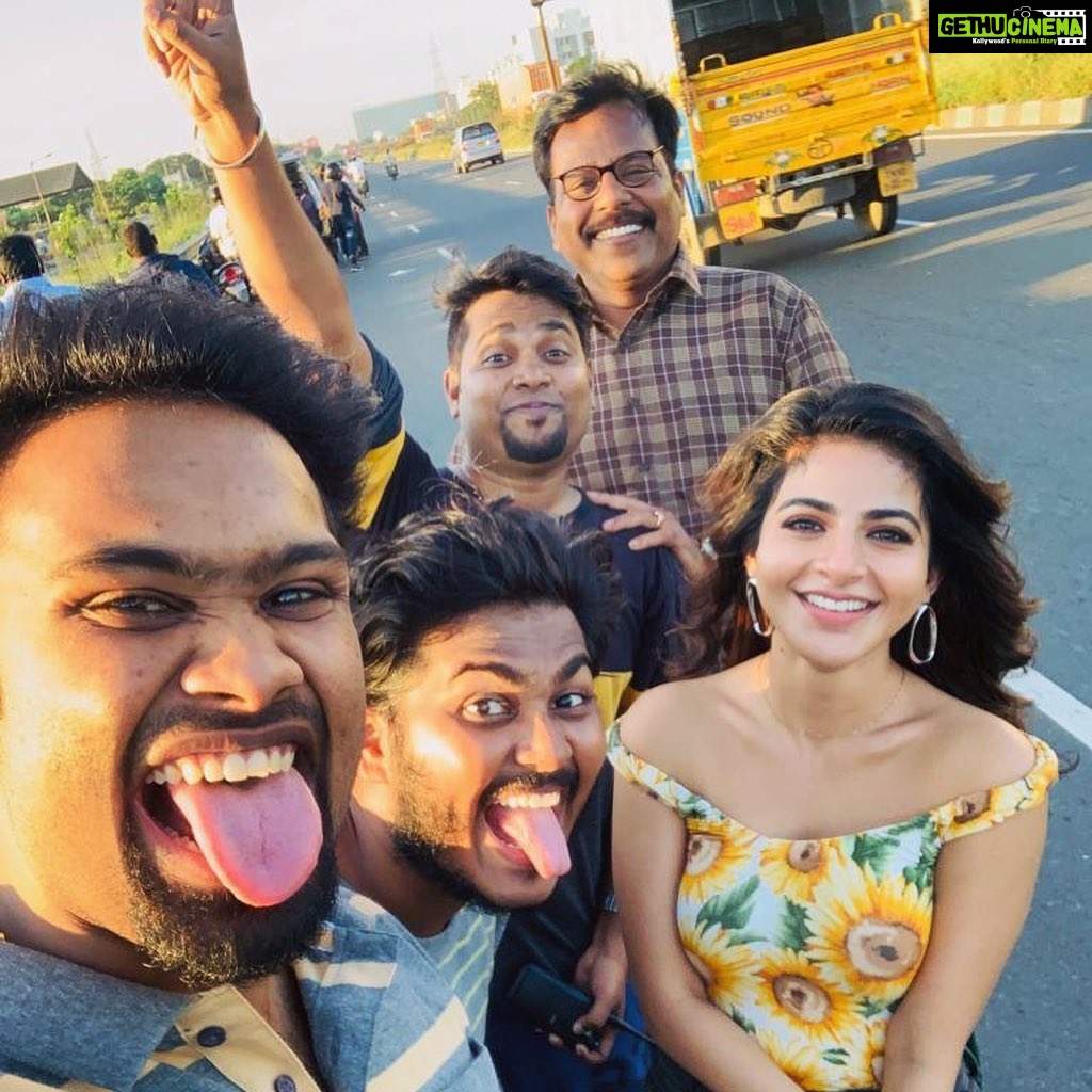 Iswarya Menon Instagram - #NaanSirithal ♥️ . I have fondest memories from this film .. Here is a thank you note for the lovely people I worked with 🥰 . My director @the__raana - Thank you sir for being the best, it dint feel like working with a debut director , never have I even seen so much clarity in someone .. you are gonna reach heights undoubtedly! 🙏🙌🏼 . My dop @vanchinathanmurugesan - thank you sir , you have made every frame look stunning , you have made all of us look stunning . the visuals are impeccably beautiful. It was just great working with you 🥳 . My hero @hiphoptamizha Thank you for being a kickass of a costar.. I am glad I found a friend in you . You are supremely talented , and it was immense pleasure sharing screen space with you 🥰🥳 . .STYLING TEAM . @preethinarayanan . You my supremely talented girl !! I wish you the best .. wish you reach heights and heights ♥️ @oliver_nathaneal I wish you achieve everything you dream for , for the actor you wanna become . I wish you success in everything you do ♥️ . THE AD TEAM . @rollcamera.action Sathya you are undoubtedly my most favourite among the ads! You are super chirpy, smiling, always full of energy & you ensure there is utmost happiness in everyone’s face. Wishing you the best ♥️ @harish_durairaj thank you so much for making me come to the sets on time, I owe it to you 😃♥️ wishing you the best .. @chandrasekar_aravind the most silent among the ads , never have I made a full length conversation with you, but I wish you the best , bcz I have seen how sincere and dedicated you are to your craft . @stevepaulwillson thank you Steve !! Wishing you the best .. @senthil thank you so much for being the major support system of this film . Wishing you the best . @razzhkumar thank you it was lovely working with you , wishing you the best.. . @badavagopi !! Gopu !! You are my favourite.. and you know how much I love you ♥️ wishing you the best .. @vijayviruz it was super fun working with you , love your energy and ur constant smile on your face . I wish you reach heights & heights♥️ . @director_rajmohan I have always admired the way you talk .. you are a lovely person inside out!! Wishing you the best ♥️🙏🥳 .