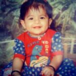 Iswarya Menon Instagram – Say hi to the mini chubby me who has no teeth 😬🤓👋