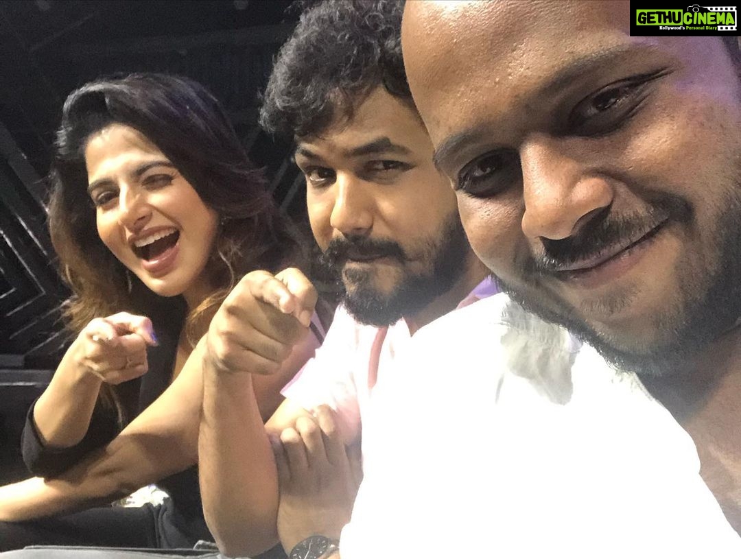 Iswarya Menon Instagram - When promotions of the film become super fun 🥳That’s how we roll 🤟♥️ 🙌🏼 . #NaanSirithalFromFeb14 . @hiphoptamizha @the__raana