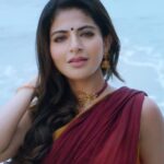 Iswarya Menon Instagram - Just grooving to the beats of #dhomdhom 😋🥰 . Have you heard it yet? Link in the bio .. . #naansirithaal 🥳🥰