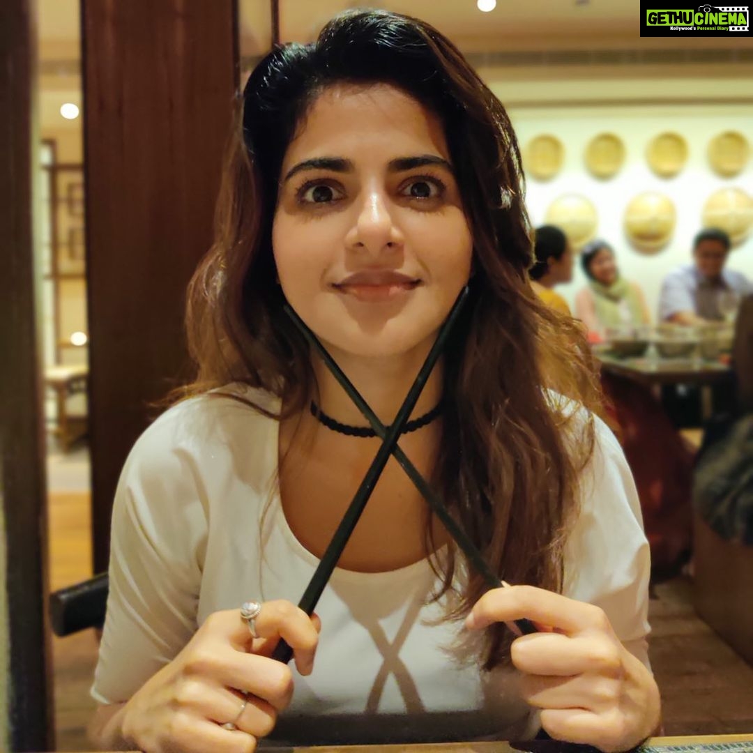 Iswarya Menon Instagram - 1) okay I am sad!! ๐ . 2) I can be a psycho killer if you donโt feed me ๐ก . 3) The dessert is Infront of me, now this is โTRUE LOVEโ๐ค๐โค๏ธ . 4) The happy smile after one spoon of food goes into my system ๐ค๐ฌ๐ . #foodie #foodisbae #truelove #okthanksbye