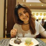 Iswarya Menon Instagram - 1) okay I am sad!! 😒 . 2) I can be a psycho killer if you don’t feed me 😡 . 3) The dessert is Infront of me, now this is ‘TRUE LOVE’🤓😍❤️ . 4) The happy smile after one spoon of food goes into my system 🤓😬💃 . #foodie #foodisbae #truelove #okthanksbye