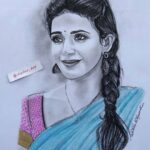 Iswarya Menon Instagram - This is just so beautiful 😍 Thank you ❤️ And this coming from a girl fan makes it extra special 🤗 @shadow_kee