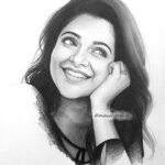 Iswarya Menon Instagram - This deserved a post 😃 i appreciate the time you have invested on this pencil sketch! Looks beautiful ♥️ @michael_noah22 👍