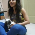 Iswarya Menon Instagram – This is the exact feeling wenever i cuddle a dog “ i feel like crying “
#happytears 😭♥️♥️
DOG LOVER FOR LIFE ♥️
.
@_priyankakrishnan_ @ @_krishnan_shruthi  you have the cutest little fluffball ♥️ miloooo 🐶
Thank you for the candid video shru 😍