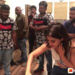Iswarya Menon Instagram - Guess the birthday is never getting over 😂 When my team decides to surprise me ❤️😁 . http://m.helo-app.com/s/NYysUMb