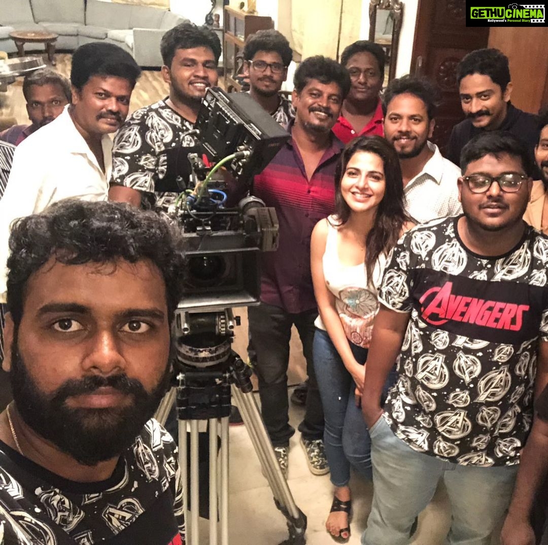 Iswarya Menon Instagram - Annddddd thats a wrappp!!! Lovedddd shooting with this fantastic team ā¤ļø Have put my heart & soul into this film. A murder mystery coming all your way very soon š»š . Cant wait for you all to see our film š . #murdermystery #a1team