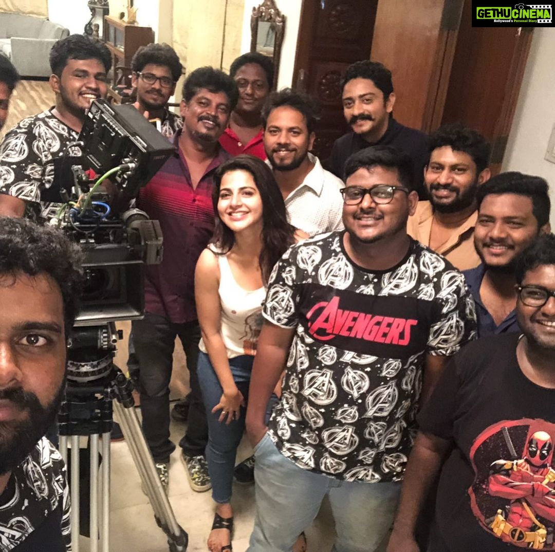 Iswarya Menon Instagram - Annddddd thats a wrappp!!! Lovedddd shooting with this fantastic team ā¤ļø Have put my heart & soul into this film. A murder mystery coming all your way very soon š»š . Cant wait for you all to see our film š . #murdermystery #a1team