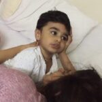 Iswarya Menon Instagram - 😂 sorry for the noise pollution! But this is how we play 🤷🏻‍♀️😂 . My heart ♥️ . #nephew #mylove #mymunchkin