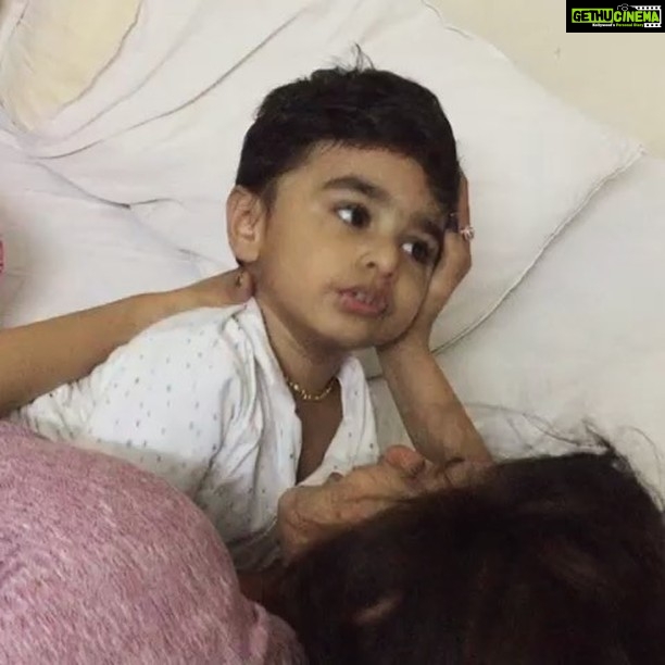 Iswarya Menon Instagram - 😂 sorry for the noise pollution! But this is how we play 🤷🏻♀️😂 . My heart ♥️ . #nephew #mylove #mymunchkin