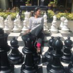 Iswarya Menon Instagram - Just chilling on a chess board 🤷🏻‍♀️