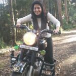 Iswarya Menon Instagram - Well i can ride a bike 🤷🏻‍♀️ . Just kidding 🤪😂 . #shootdiaries #untitledproject #inbetweentheshots #lifeisallabouthavingfun 🤪😂