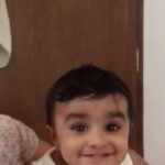 Iswarya Menon Instagram - My godson 😍 #nephew #myworld #heisjusttoocute #cutethatiwannaeathimup 😍
